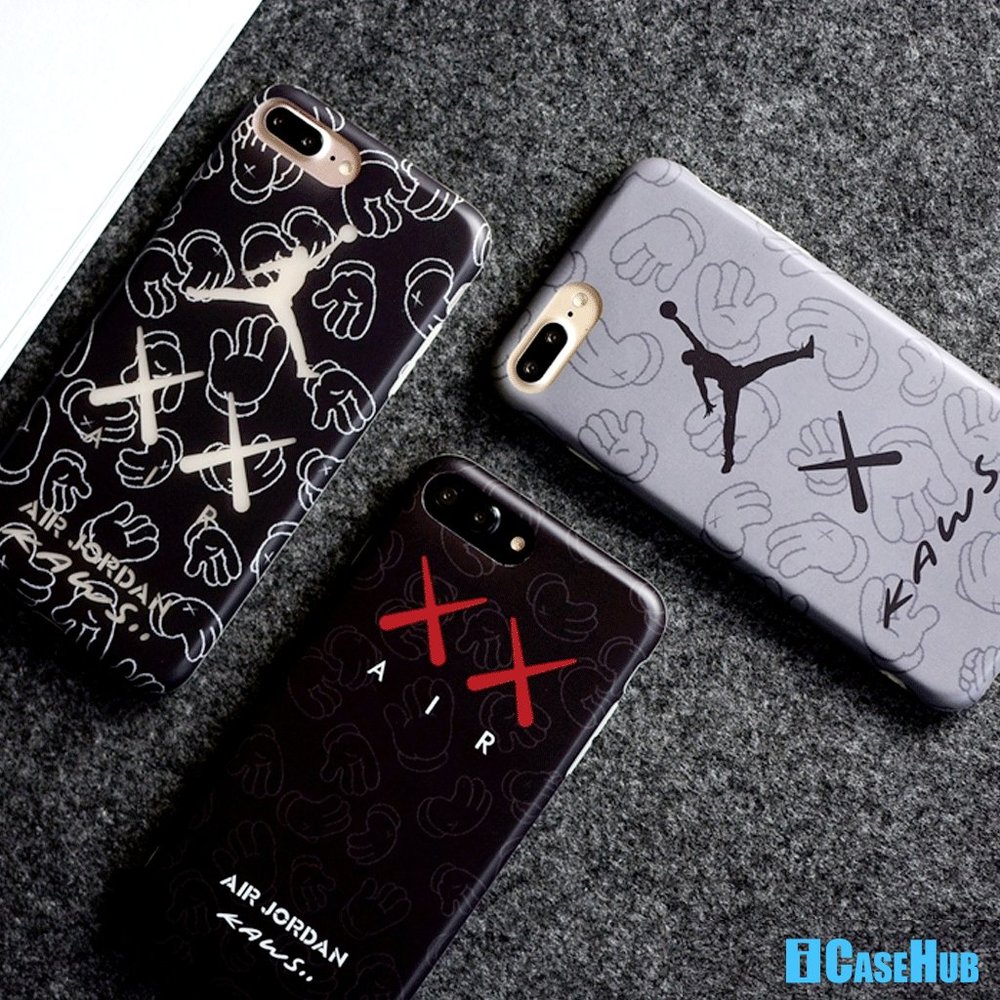 KAWS x Air Jordan Glow Matte iPhone Case